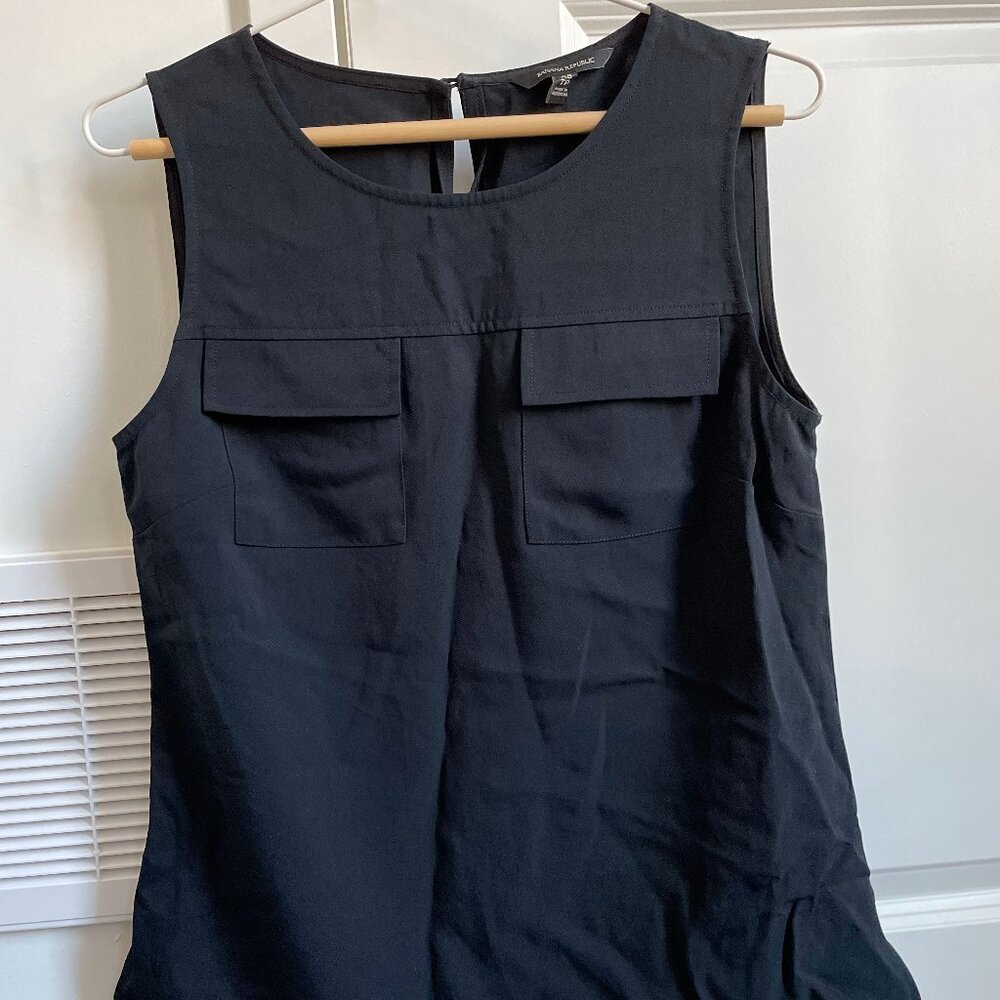 Banana Republic Black Sleeveless Top